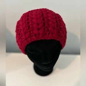 Knit Cranberry Ear Warmer Headband